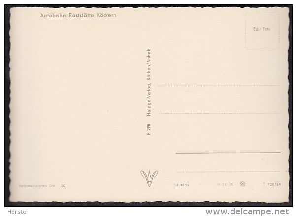 D-06369 Zörbig - Autobahn-Raststätte  Köckern - Intertankstelle - Zörbig