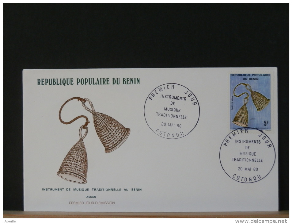 48/580   6  FDC  BENIN - Muziek