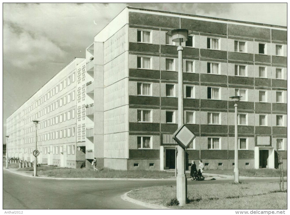 Weisswasser Wohnkomplex IV Wilhelm-Pieck-Straße Verkehrsschild 1976 - Weisswasser (Oberlausitz)