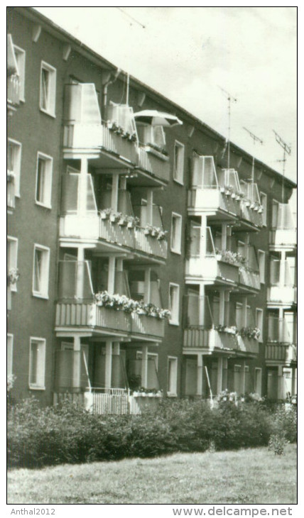 Teterow Neubauten An Der Johannes-R.-Becher-Straße Balkon 1978 - Teterow