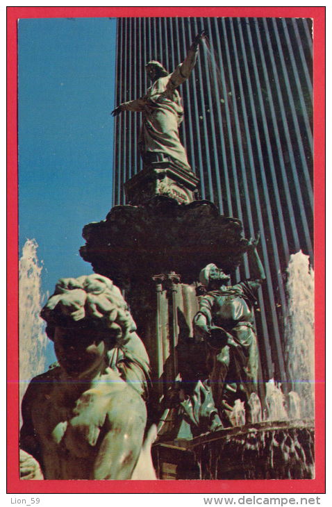 163834 / YALER DAVIDSON FOUNTAIN , FOUNTAIN SQUARE , CINCINNATI , OHIO , MONUMENT -  United States Etats-Unis USA - Cincinnati