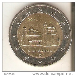 MONEDA DE ALEMANIA DE 2 EUROS DEL AÑO 2014 NIEDERSACHSEN - Germany