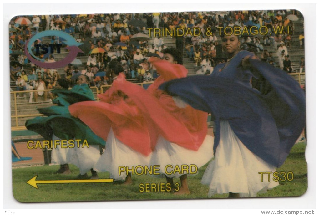 TRINIDAD & TOBAGO CARAIBES MV Cards T&T-9A Carifesta  30$ CN 9CTTA - Trinité & Tobago