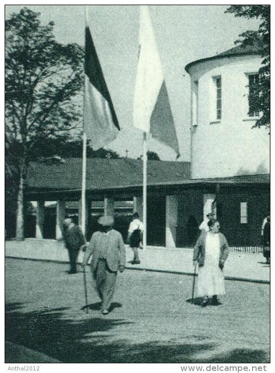 Bad Tölz Personen An Der Wandelhalle Mit Flagge Sw 1.10.1936 - Bad Toelz