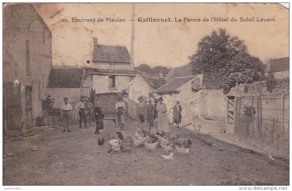 95 -   GAILLONNET La Ferme De L'Hôtel Du Soleil Levant - Seraincourt