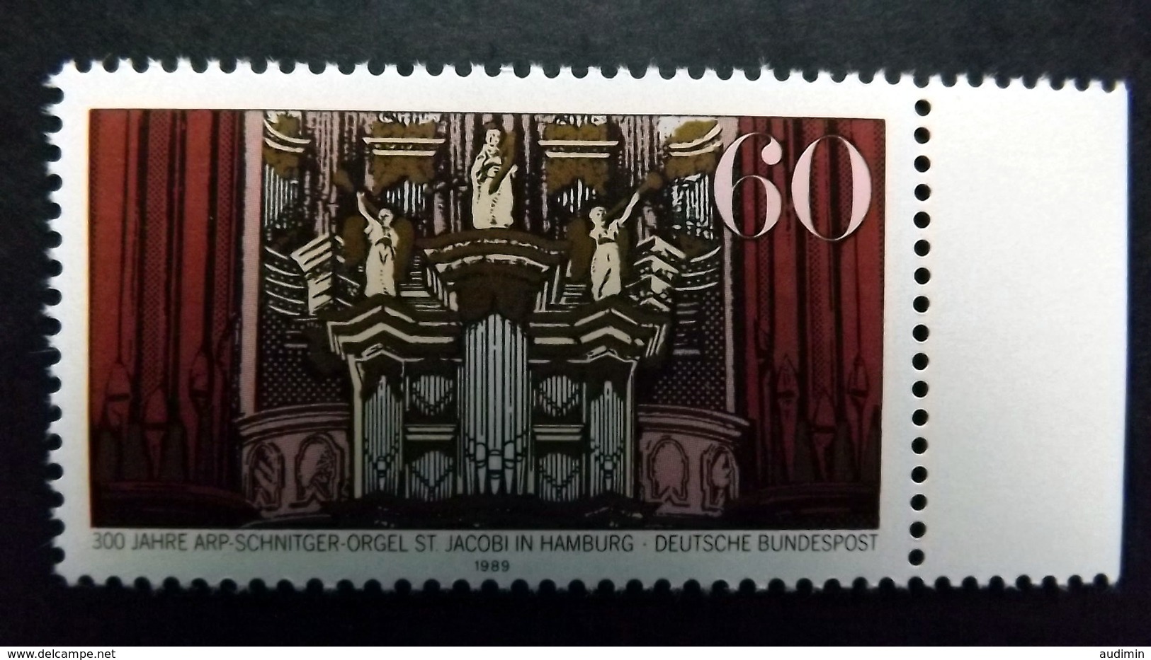 Deutschland BRD 1441 **/mnh, 300 Jahre Arp-Schnitger-Orgel In Der Hauptkirche St. Jacobi, Hamburg - Other & Unclassified