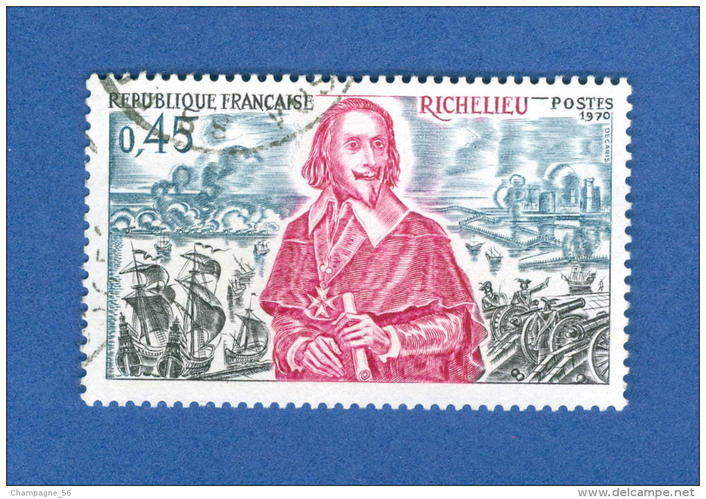 * 1970  N° 1655  RICHELIEU  OBLITÉRÉ - Oblitérés