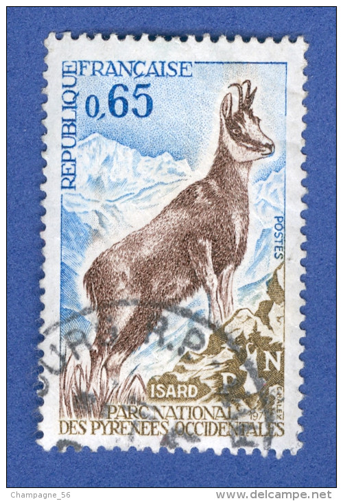 * 1971  N°  1675  ISARD    OBLITÉRÉ - Usati