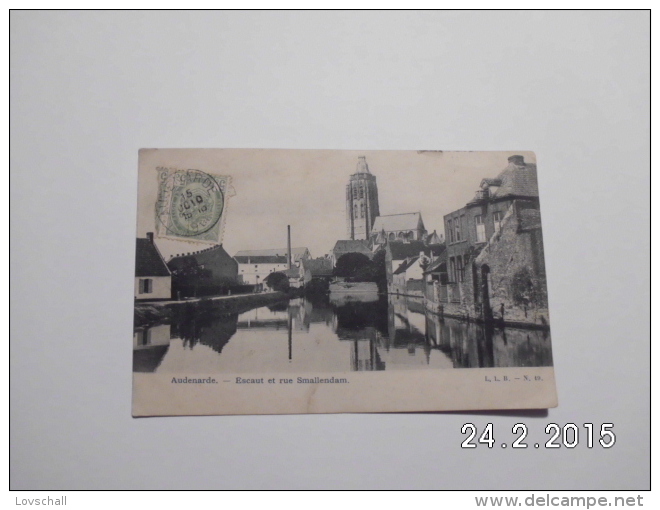 Audenarde. - Escaut Et Rue Smallendam. (15 - 10 - 1906) - Zwalm