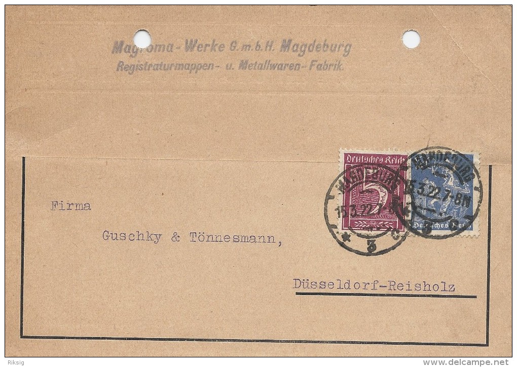 Postkarte   Used 1922.   H-146 - Other & Unclassified