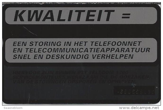 Telefoonkaart.- Nederland. PTT Telecom  Storing? 06-0407. 1700 Monteurs. 45 Eenheden. Kwaliteit. Telefoonnet. 341B - Openbaar