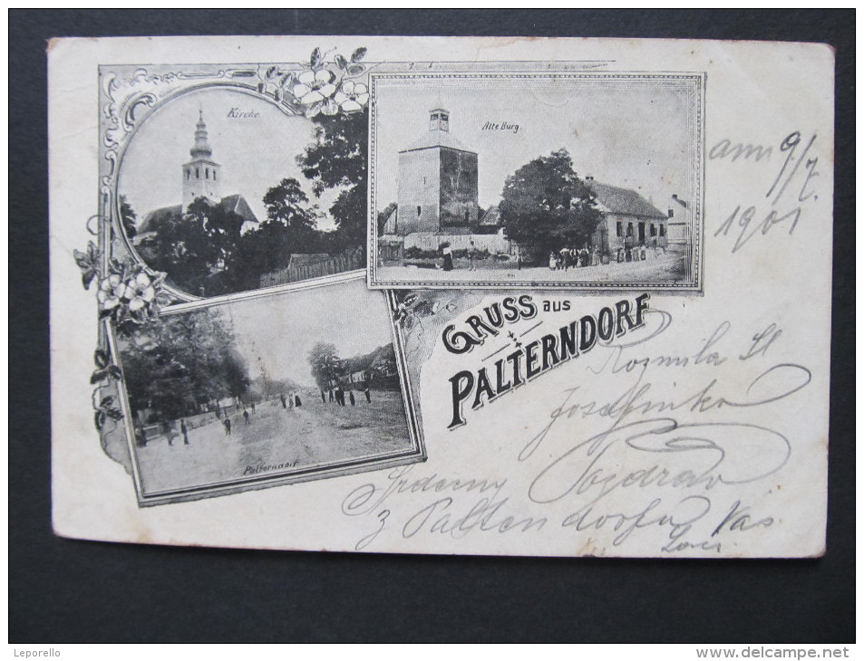 AK PALTERNDORF B. Gänserndorf 1901 // D*15306 - Gänserndorf