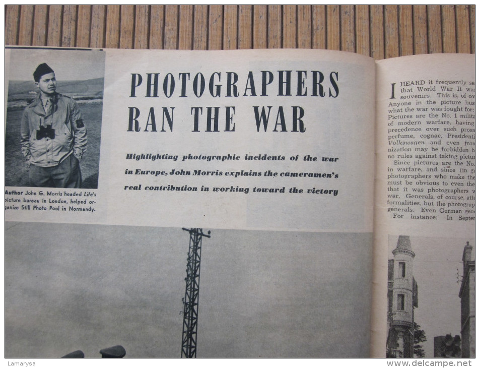 1946 RARELY PHOTOGRAPHY POPULAR WW2 OVERSEAS EDITION FOR ARMED FORCES DISTRIBUE SPECIAL SERVICE DIVISION A.S.F/U.S.ARMY