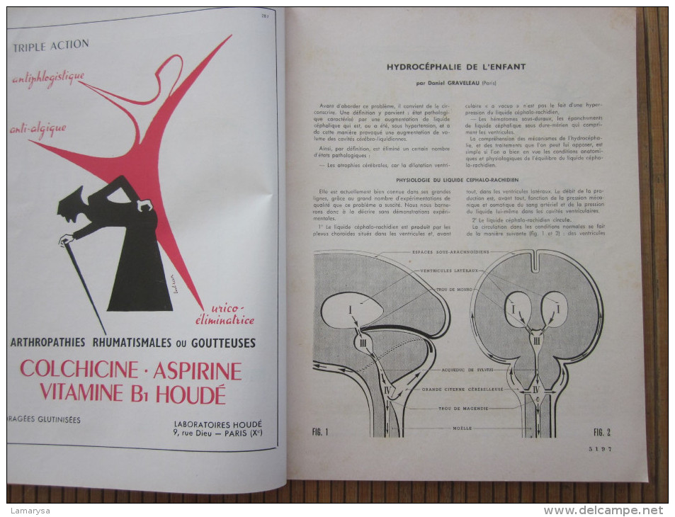 30 NOV 1957 ORGANE HEBDOMADAIRE PRATICIENS DOCTOR MEDECIN DOCTEUR " LE CONCOURS MEDICAL" N°48 ->79é ANNEE PUB PHARMACIE