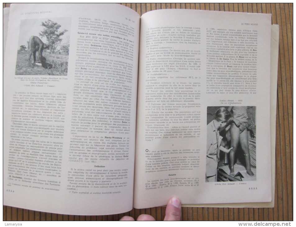 30 NOV 1957 ORGANE HEBDOMADAIRE PRATICIENS DOCTOR MEDECIN DOCTEUR " LE CONCOURS MEDICAL" N°48 ->79é ANNEE PUB PHARMACIE