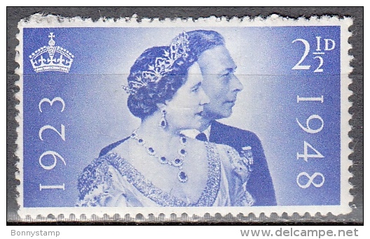 Gran Bretagna, 1948 - 2 1/2p King George & Queen Elizabeth - Nr.267 MLH* - Nuovi