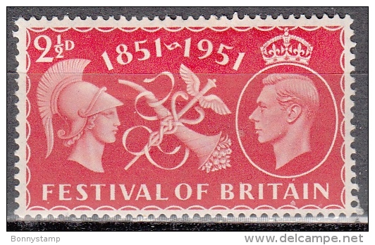 Gran Bretagna, 1949 - 2 1/2p Symbols Of Commerce And Prosperity - Nr.290 MLH* - Nuevos