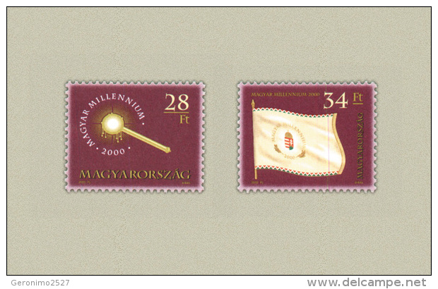HUNGARY 2000 CULTURE Events NEW MILLENNIUM II - Fine Set MNH - Unused Stamps