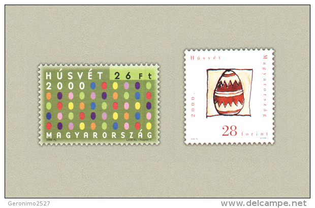 HUNGARY 2000 CULTURE Celebration EASTER - Fine Set MNH - Unused Stamps