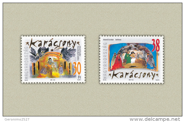 HUNGARY 2002 CULTURE Celebration CHRISTMAS - Fine Set MNH - Unused Stamps