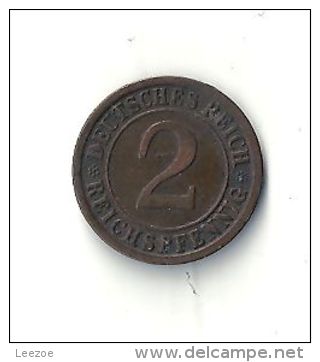 2 Reichspfennig - 2 Rentenpfennig & 2 Reichspfennig