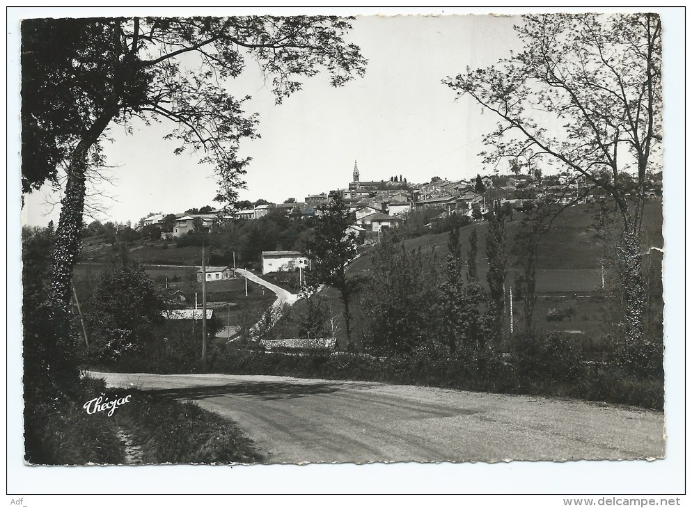 CPSM MONTCLAR MONCLAR DE QUERCY, VUE GENERALE, TARN ET GARONNE 82 - Montclar De Quercy