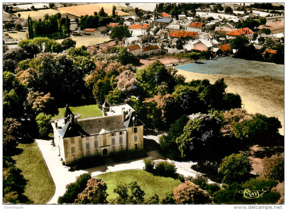 Verteillac  Vue Aérienne Chateau De La Méfrenie -cpsm Gf - Sonstige & Ohne Zuordnung