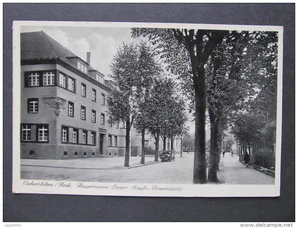 AK OSCHERSLEBEN Bode Strasse 1943 // D*15337 - Oschersleben