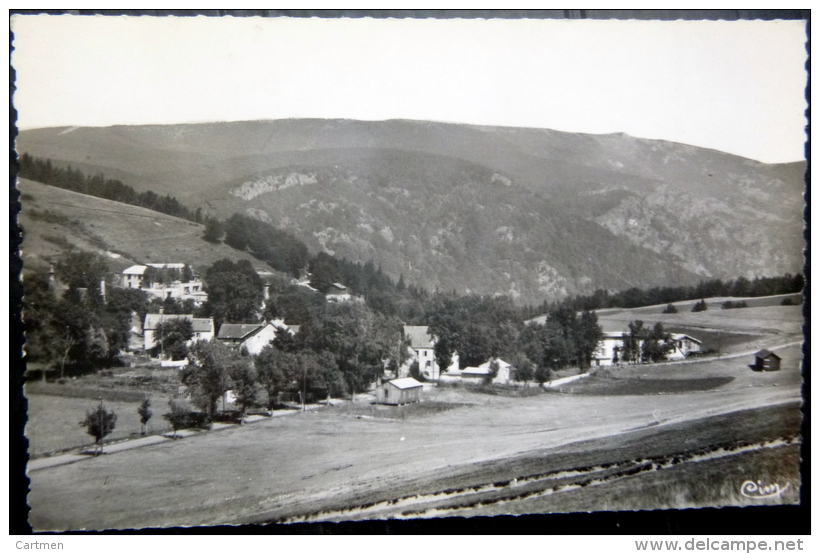 30 VALLERAUGUE  L'ESPEROU  MONT AIGOUAL VUE GENERALE ET OBSERVATOIRE CARTE ANNEE  1950 - Valleraugue