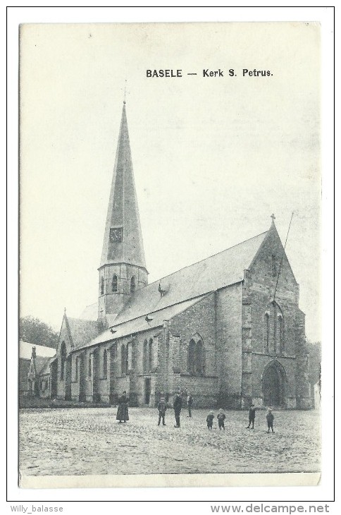 CPA - BAZEL - BASELE - Kerk St Petrus   // - Kruibeke