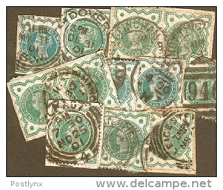 Great Britain GoldBag 250g (8½oz). 1900 ½d Green Jubilee. KILOWARE-ca: 2625 Stamps GB UK [vrac Kilowaar Kilovara Mixture - Verzamelingen
