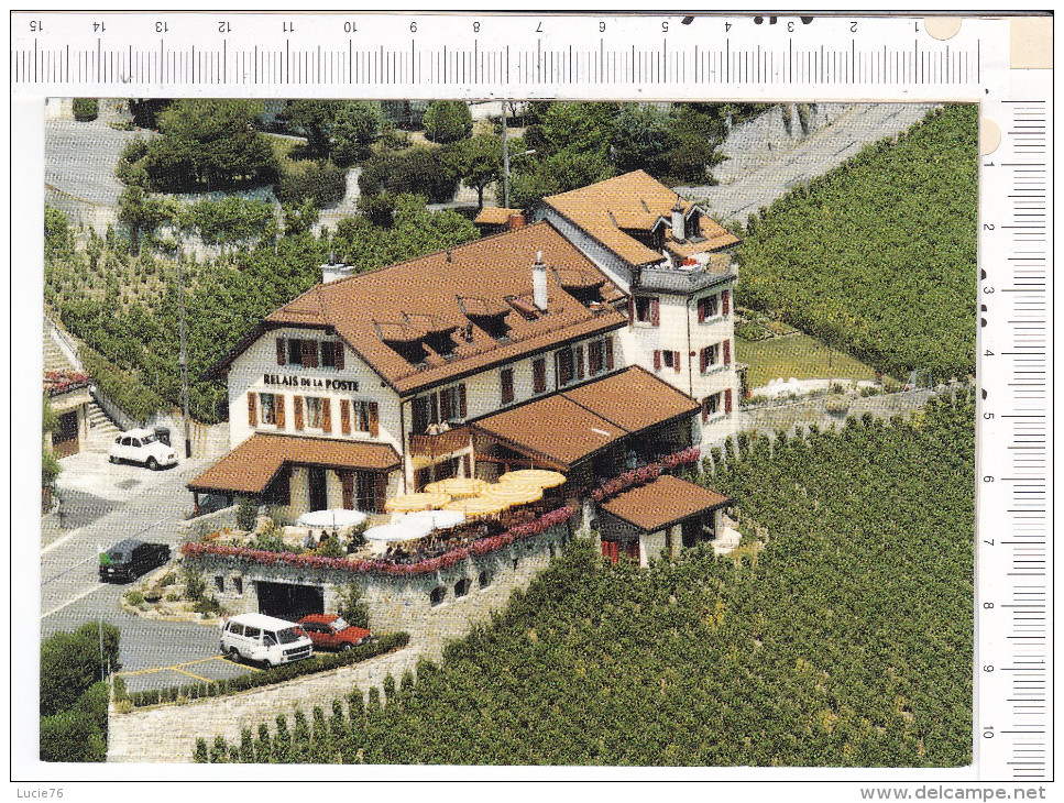 GRANDVAUX   -   Relais De La POSTE   -   Au Coeur Du Vignoble De LAVAUX  - Véhicules - Grandvaux