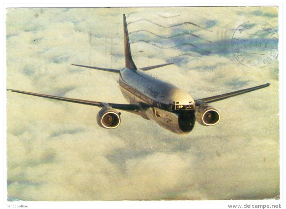 LUFTHANSA BOEING 737-300 / AVIATION / AVION / AIRPLANE / CIRCULATED FROM ZIMBABWE 1990 - 1946-....: Era Moderna