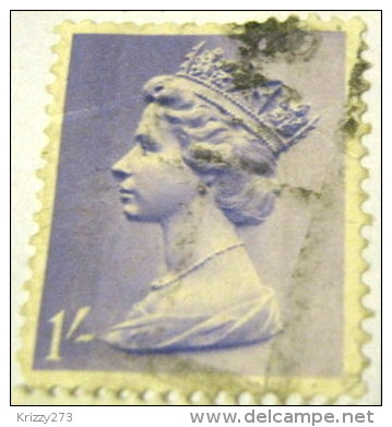 Great Britain 1967 Queen Elizabeth II 1s - Used - Used Stamps