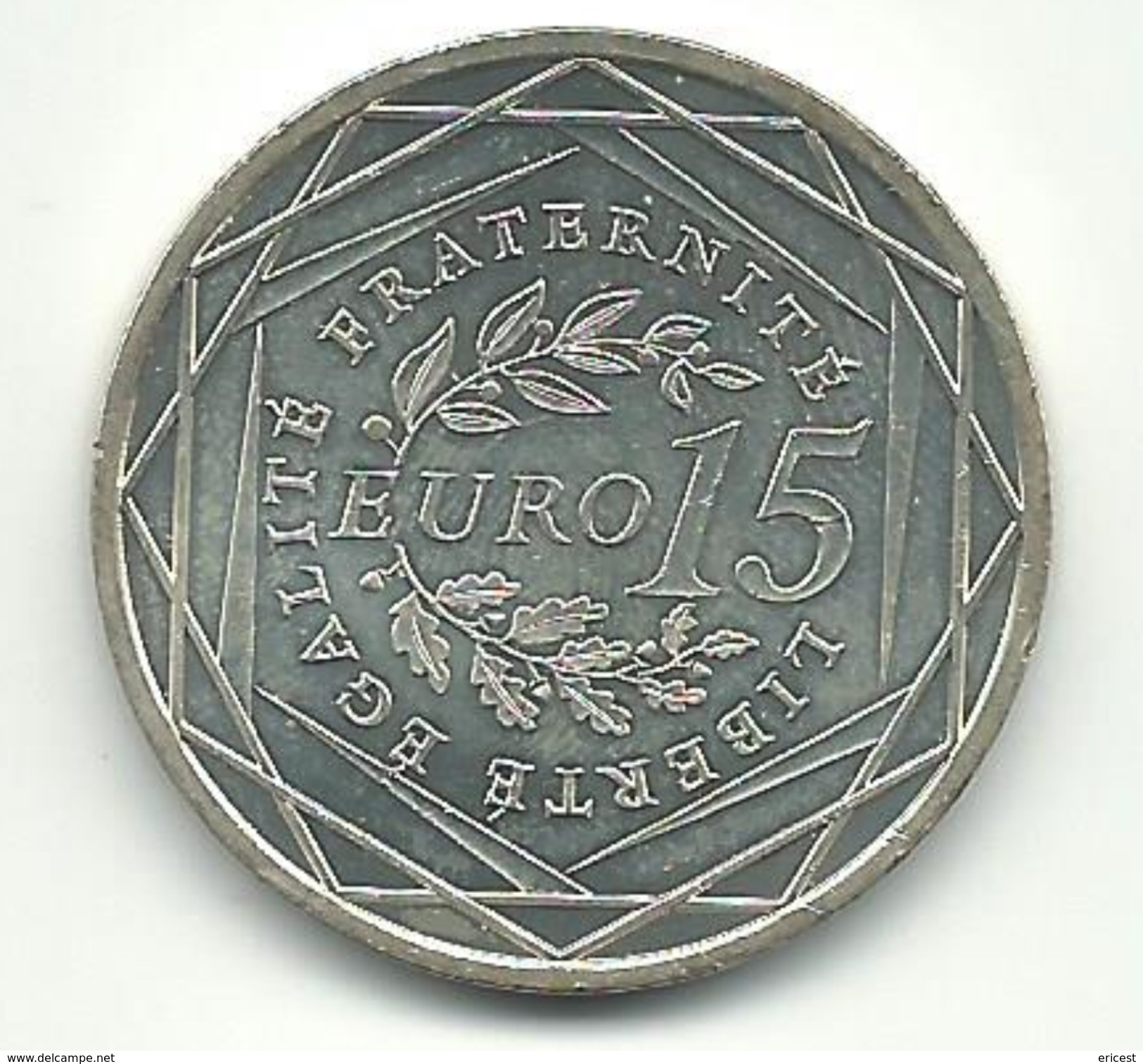 15 EUROS ARGENT 2008 - France