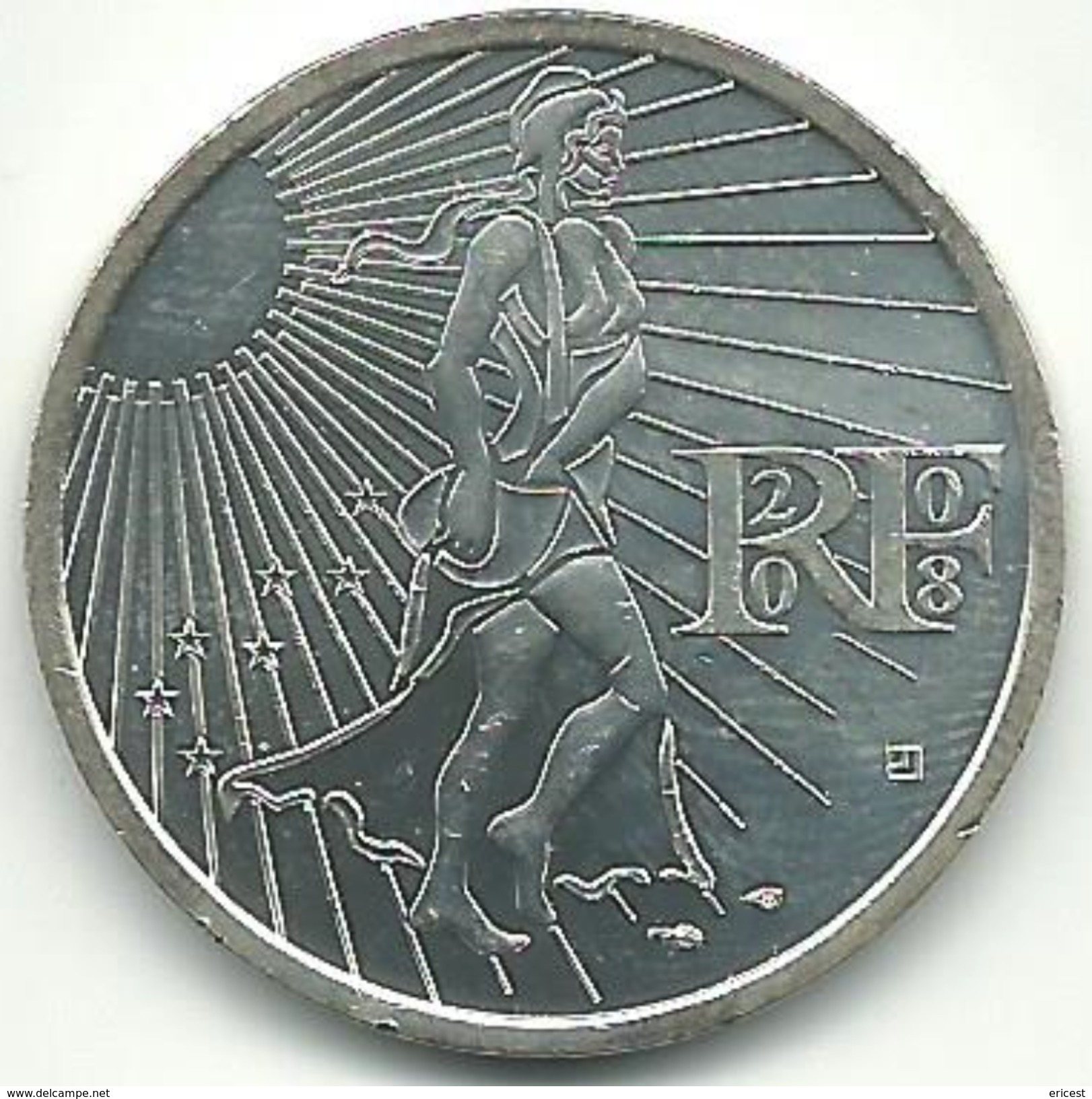 15 EUROS ARGENT 2008 - Francia