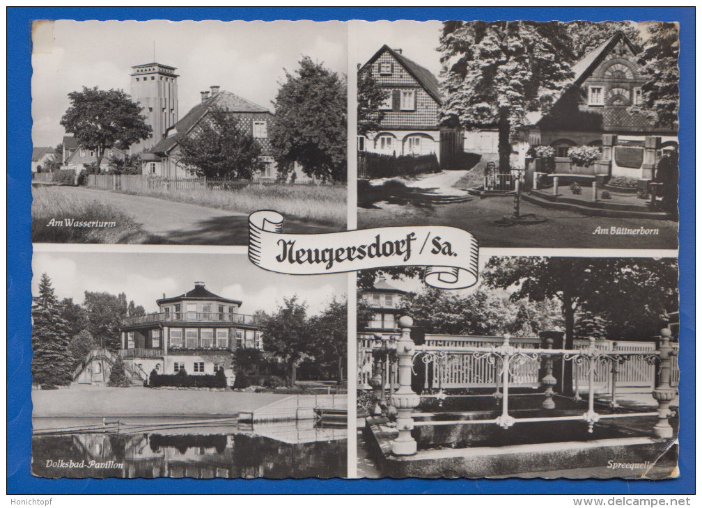 Deutschland; Neugersdorf; Multivuekarte - Neugersdorf