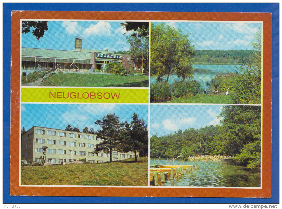 Deutschland; Neugglobsow; Multivuekarte Mit Dagowsee - Neuglobsow
