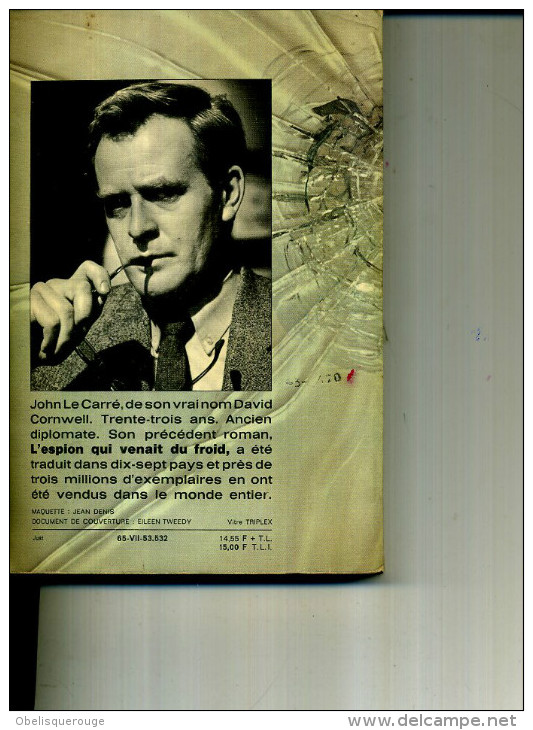 JOHN LE CARRE LE MIROIR AUX ESPIONS LAFFONT 1965 345 PAGES - Action