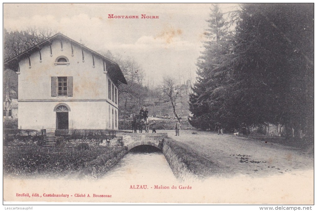 Montagne Noire Alzau Maison Du Garde Diligence Des Postes  A 3 Chevaux Tarn Canal Du Midi - Autres & Non Classés