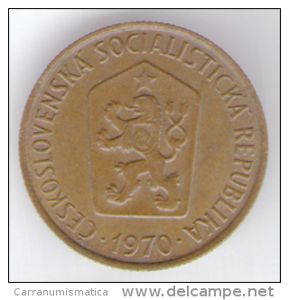 CECOSLOVACCHIA 50 HALERU 1970 - Tchécoslovaquie