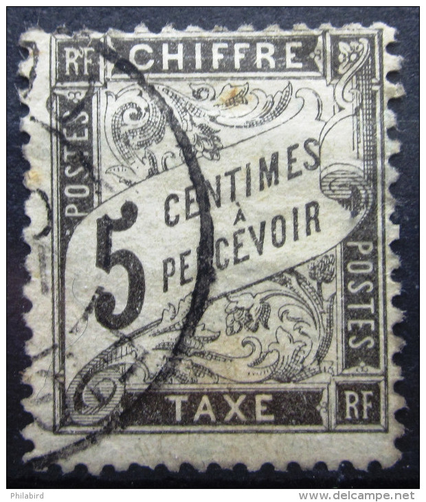 FRANCE              Taxe N° 14            OBLITERE - 1859-1959 Usati