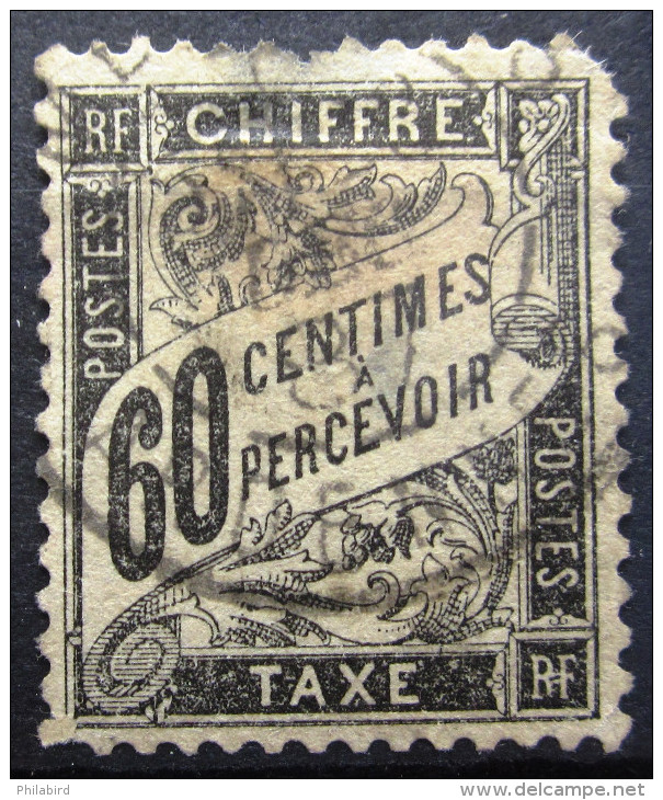 FRANCE              Taxe N° 21               OBLITERE - 1859-1959 Usados