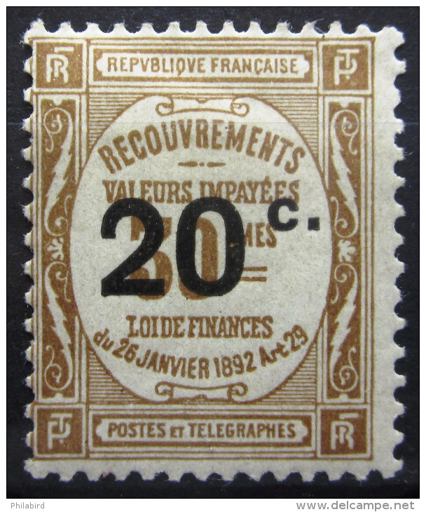 FRANCE              Taxe N° 49               NEUF* - 1859-1959 Mint/hinged