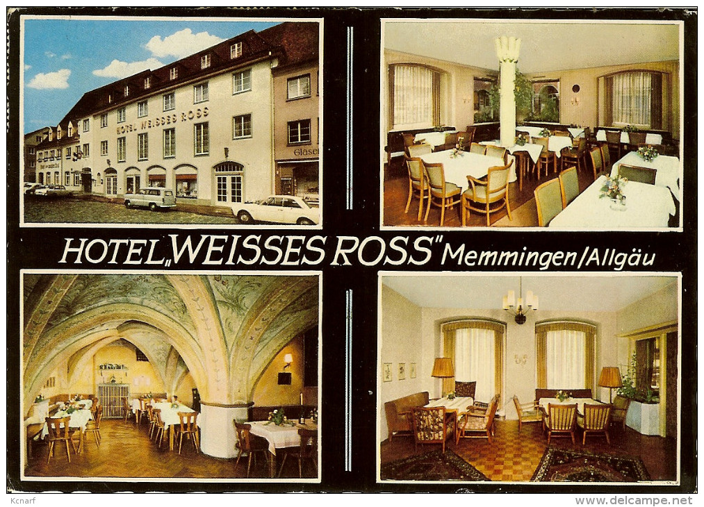 CP De MEMMINGEN " Hotel WEISSES ROSS " Allgäu . - Memmingen