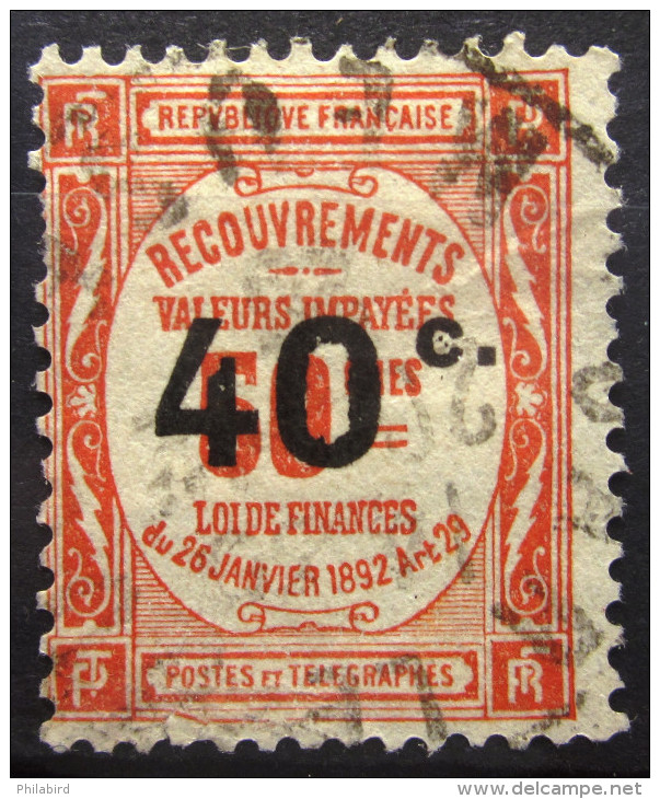 FRANCE              Taxe N° 50               OBLITERE - 1859-1959 Gebraucht