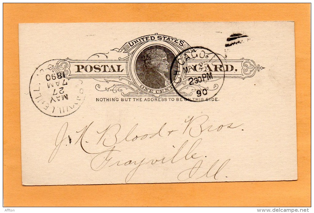 United States 1890 Card Mailed - ...-1900