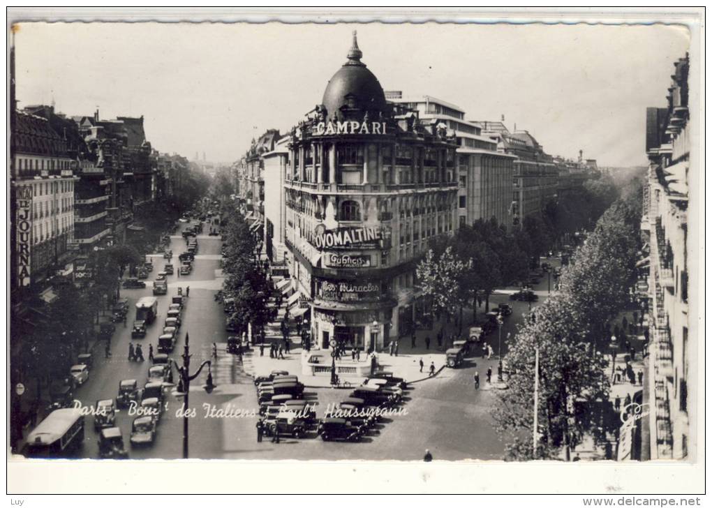 PARIS - Boulvd. Italiens E Boulvd. Haussmann - Transport Urbain En Surface