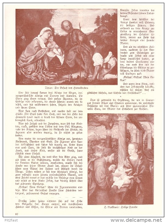 Original Zeitungsbericht - 1929 - Zigeunerweihnacht , Saintes-Maries-de-la-Mer , Weihnachten , Madonna !!! - María Y José