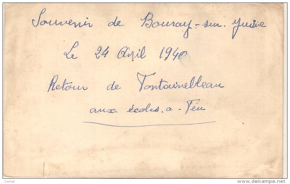 Photo - Garçon Jouant Du BANJO - G.BERTRAND - Au Dos Souvenir De BOURAY SUR JUINE 1940 - Musique Et Musiciens